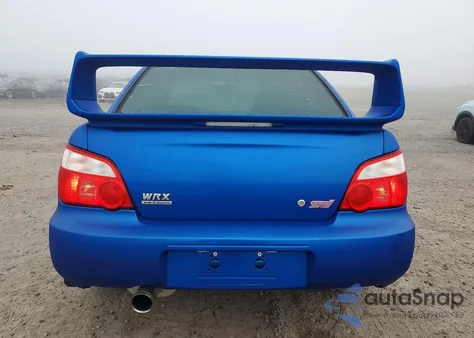 2005 Subaru Impreza Wrx Sti z USA, uszkodzony, nr VIN JF1GD70645L523775